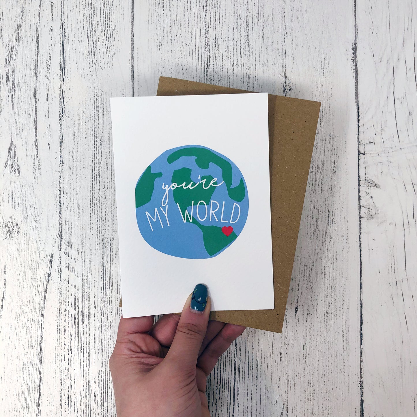 You're My World Card
