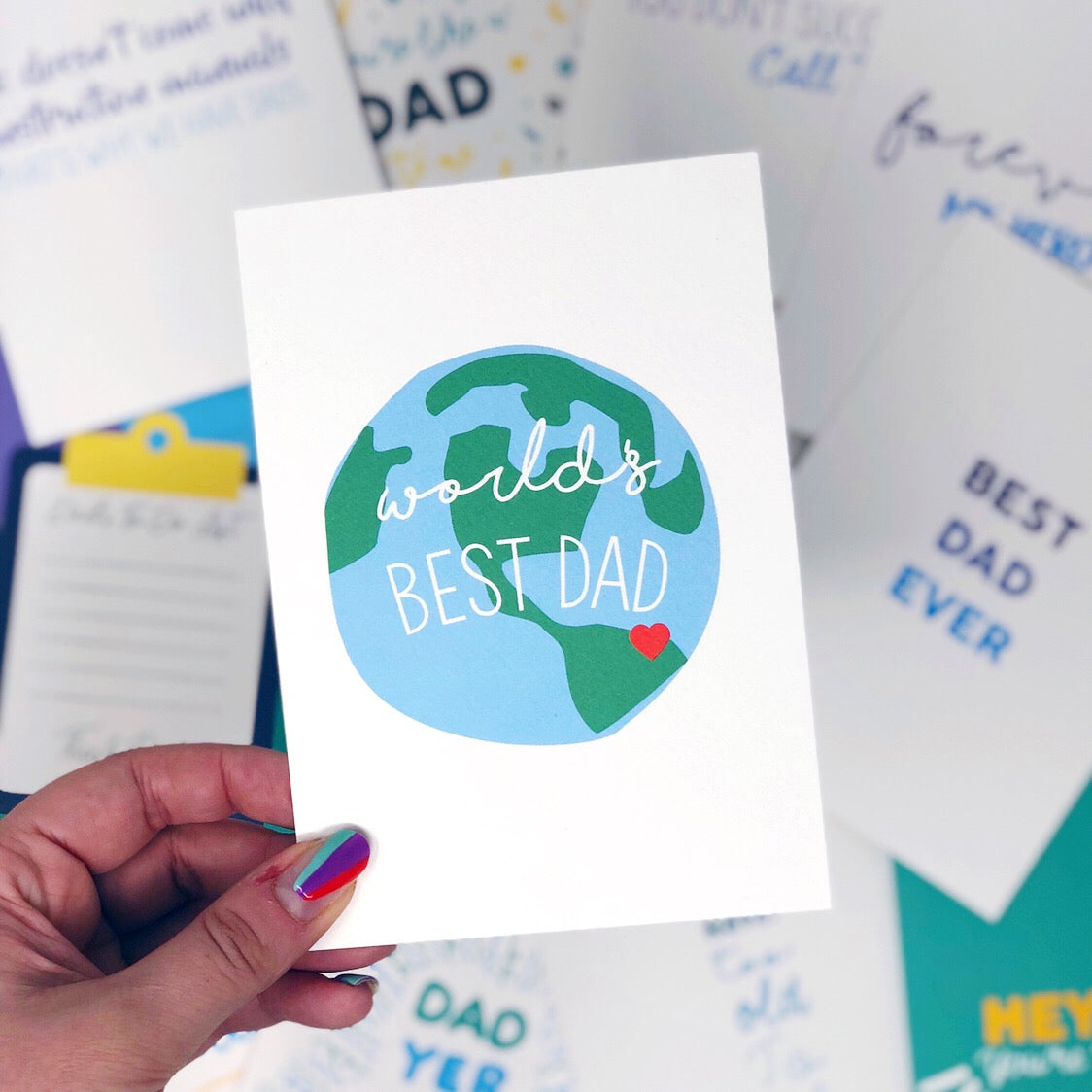 World's Best Dad Card