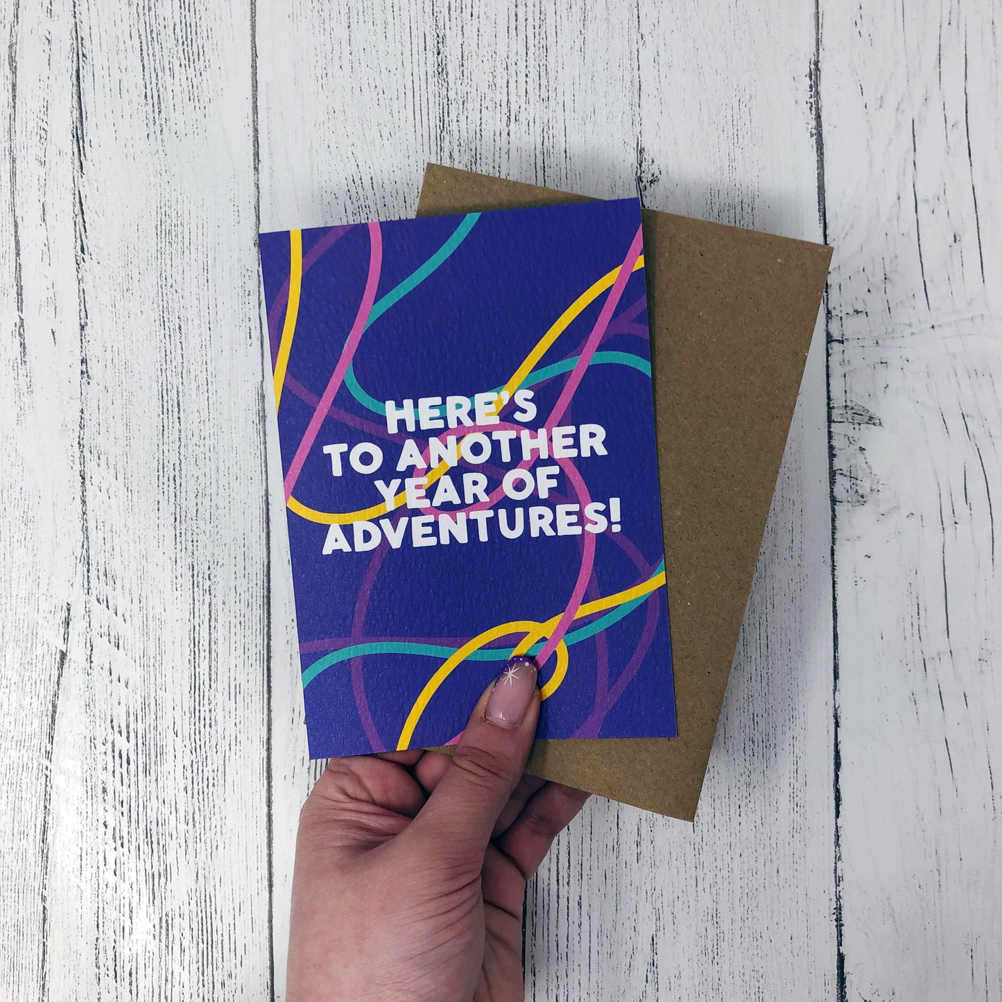 Here's To Another Year Of Adventures Card