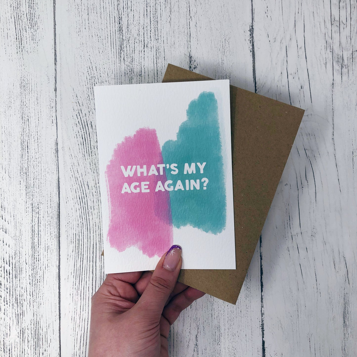 What's My Age Again Card