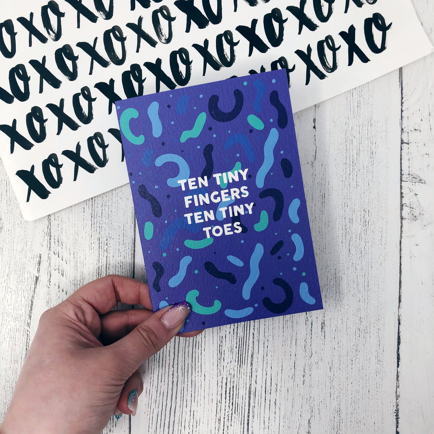 Ten Tiny Fingers, Ten Tiny Toes Card