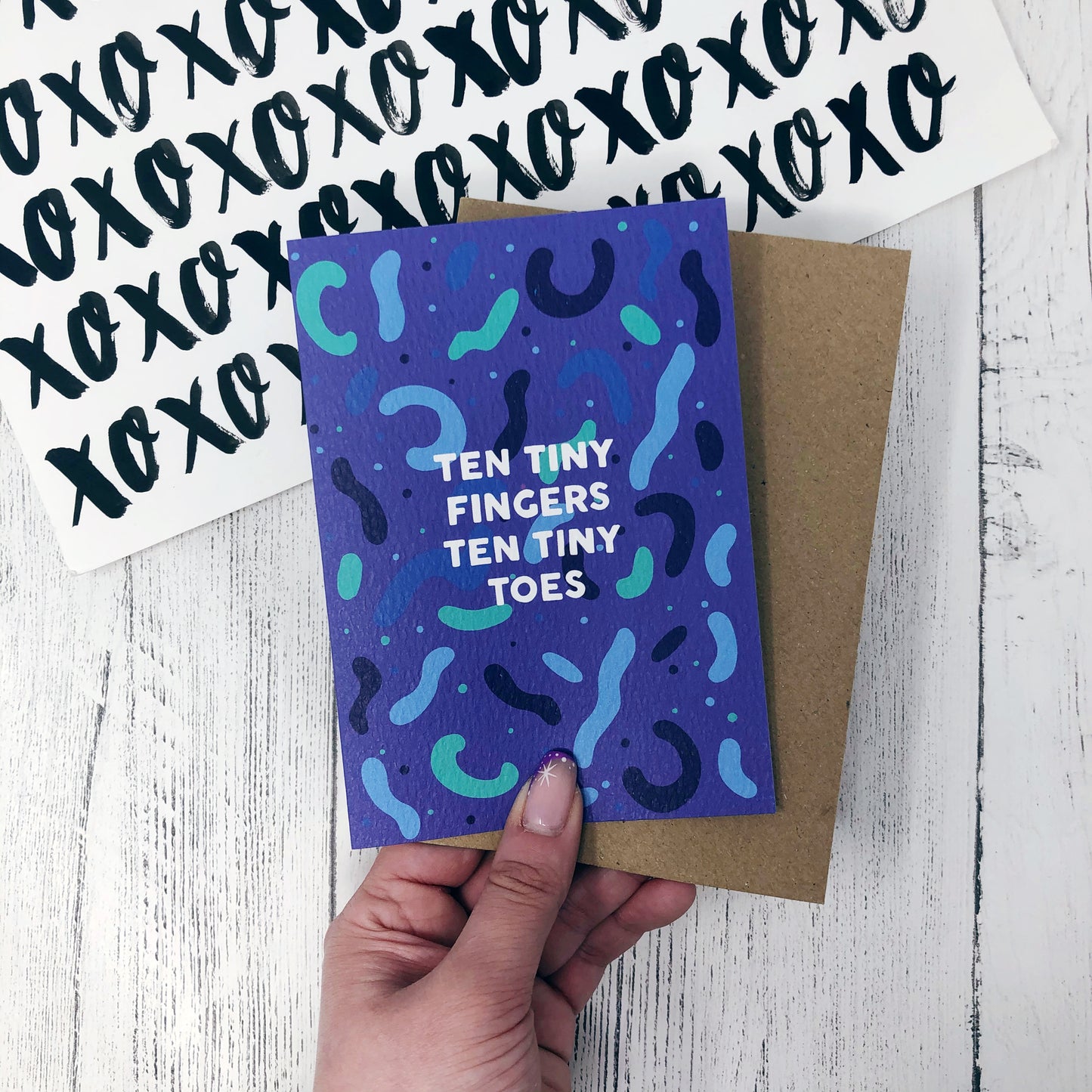 Ten Tiny Fingers, Ten Tiny Toes Card