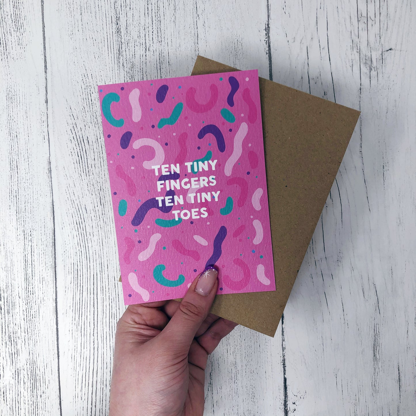 Ten Tiny Fingers, Ten Tiny Toes Card