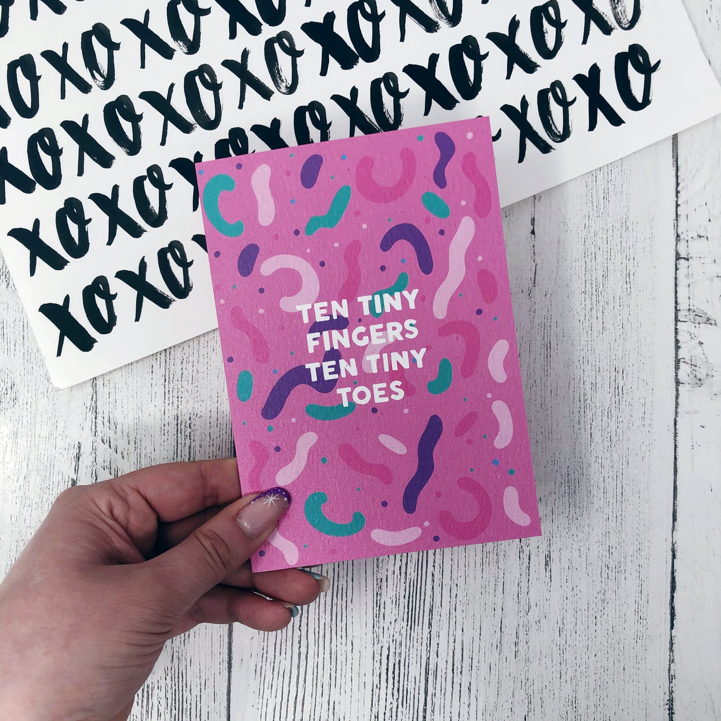 Ten Tiny Fingers, Ten Tiny Toes Card