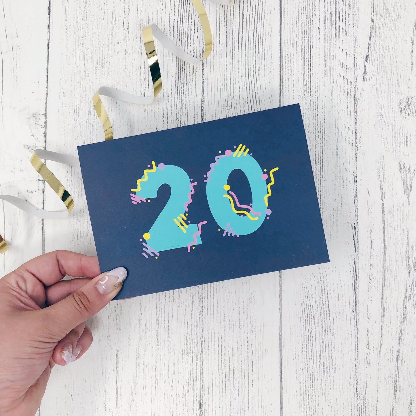 20th Birthday Card