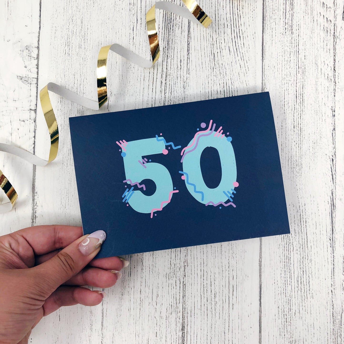 50th Birthday Card