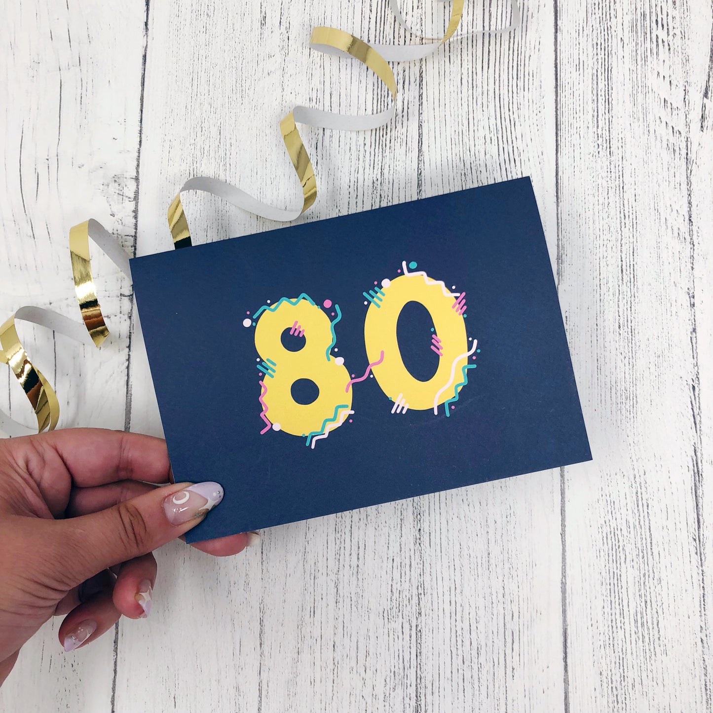 80th Birthday Card