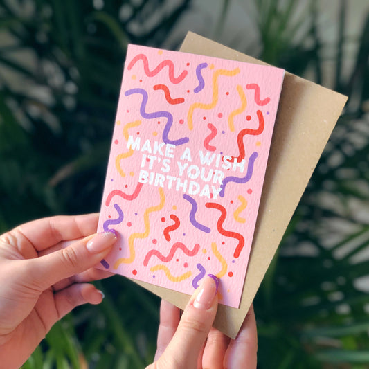 Make A Wish It's Your Birthday Card