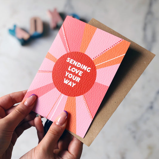 Sending Love Your Way Card