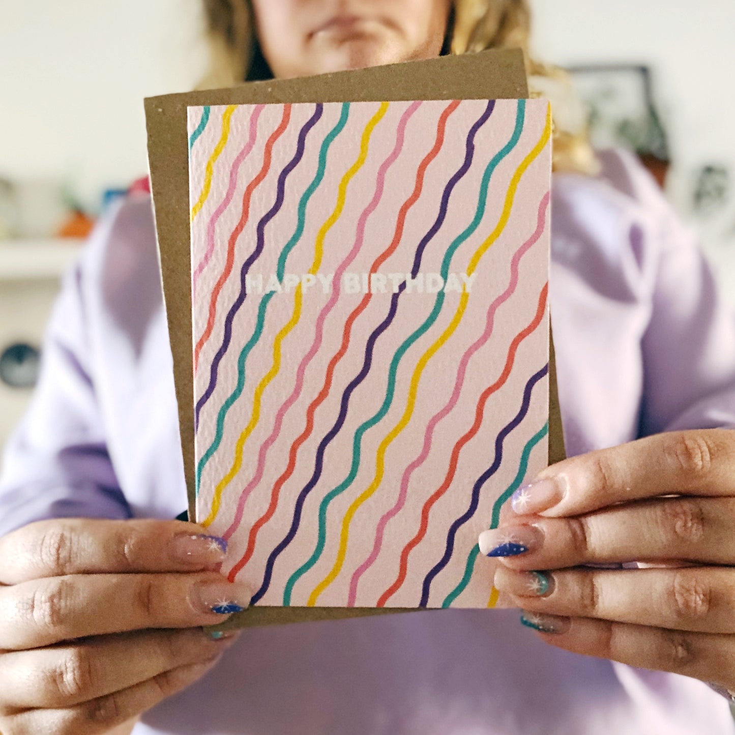 Happy Birthday Squiggles Card