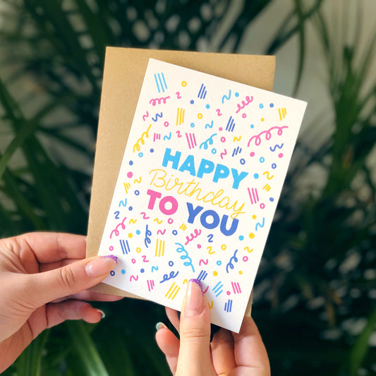 Happy Birthday To You Card