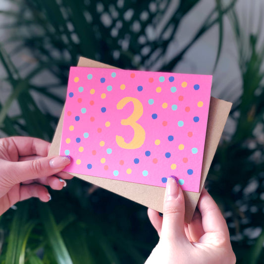 3rd Birthday Card