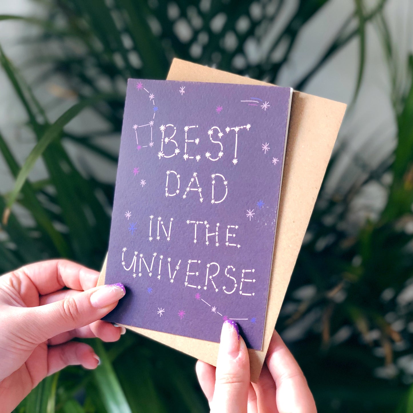 Best Dad In The Universe Card