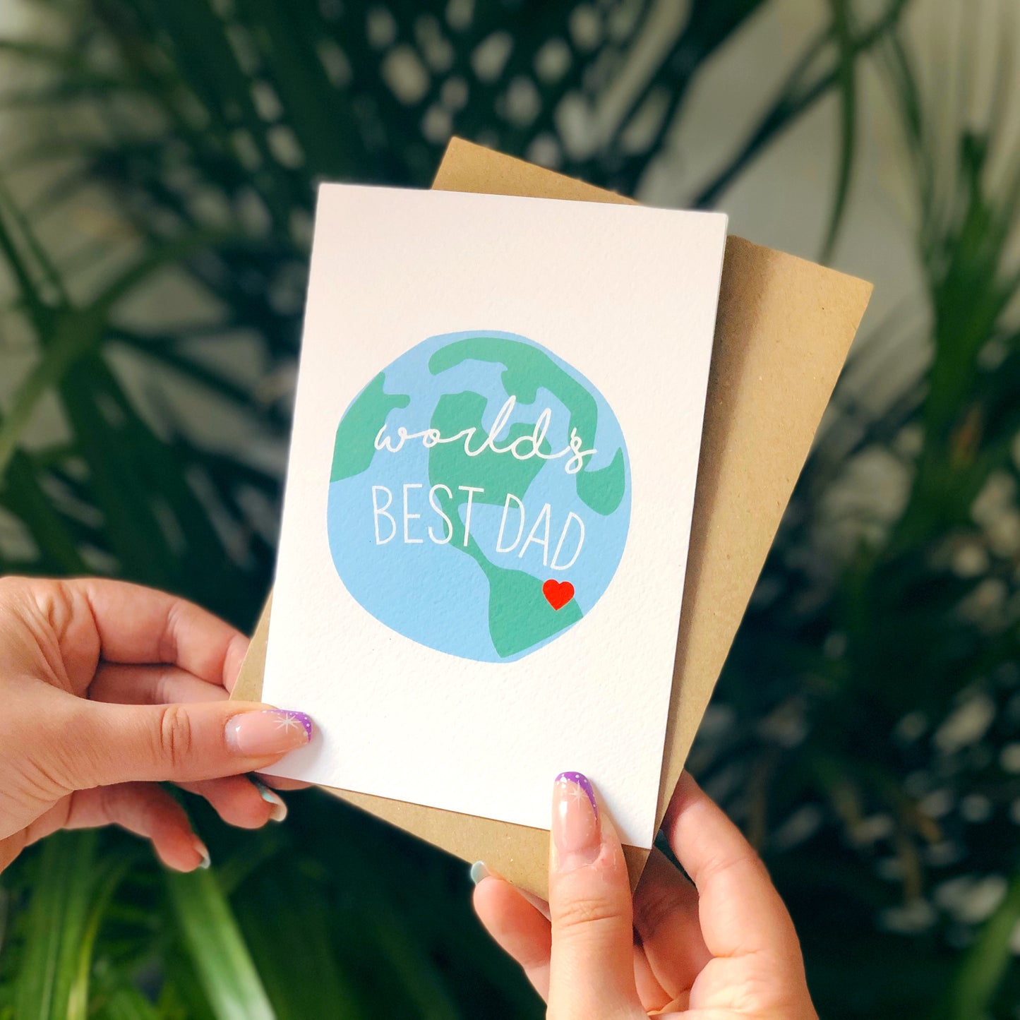 World's Best Dad Card