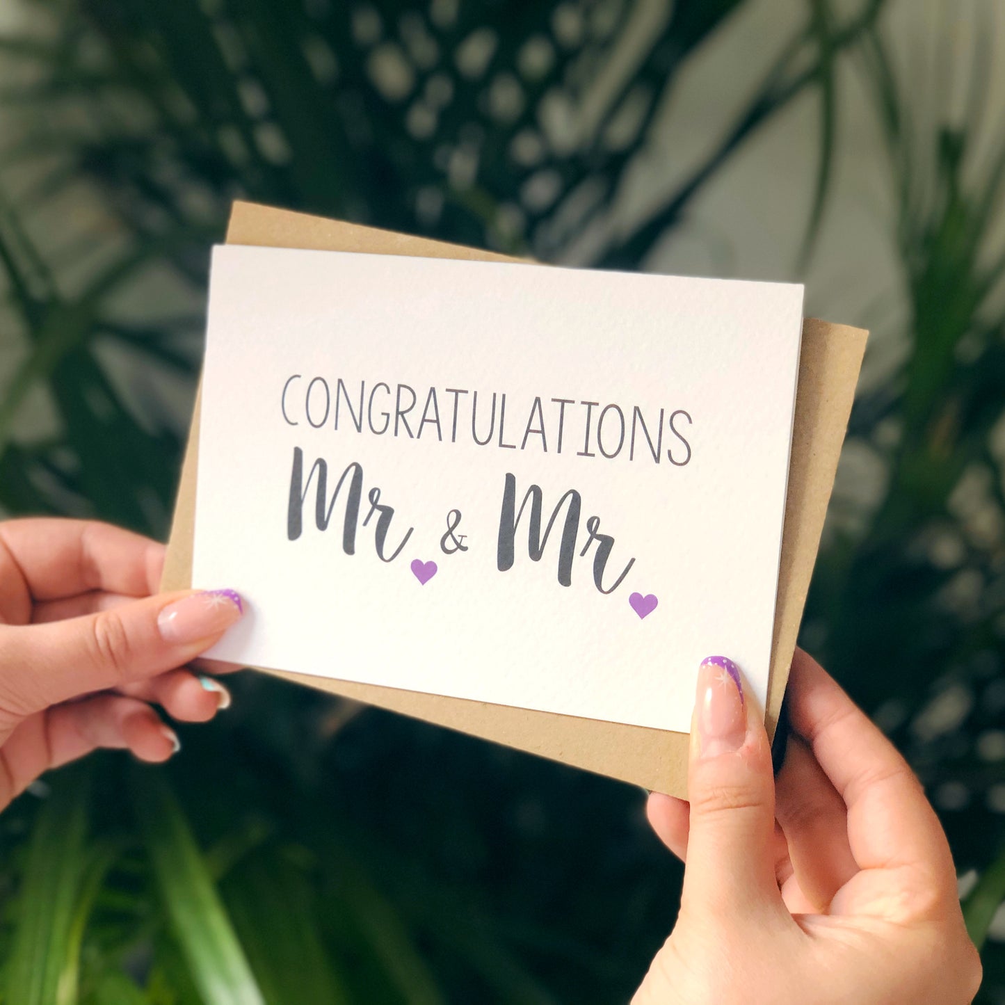 Congratulations Mr and Mr Wedding Card