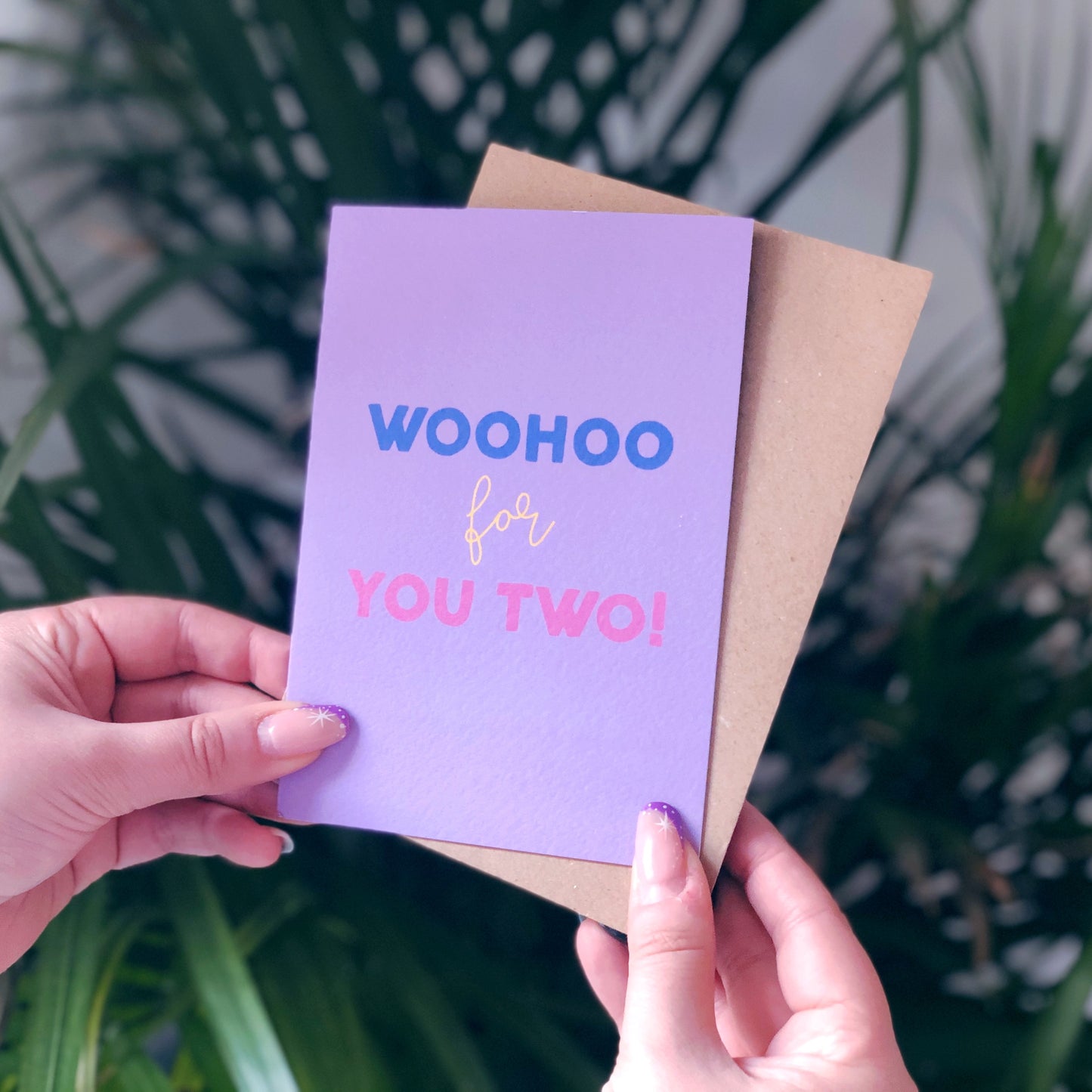 Woohoo For You Two Card