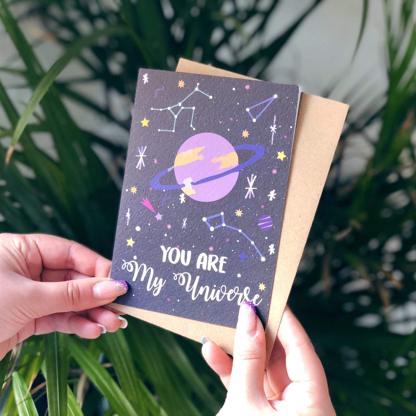 You Are My Universe Card