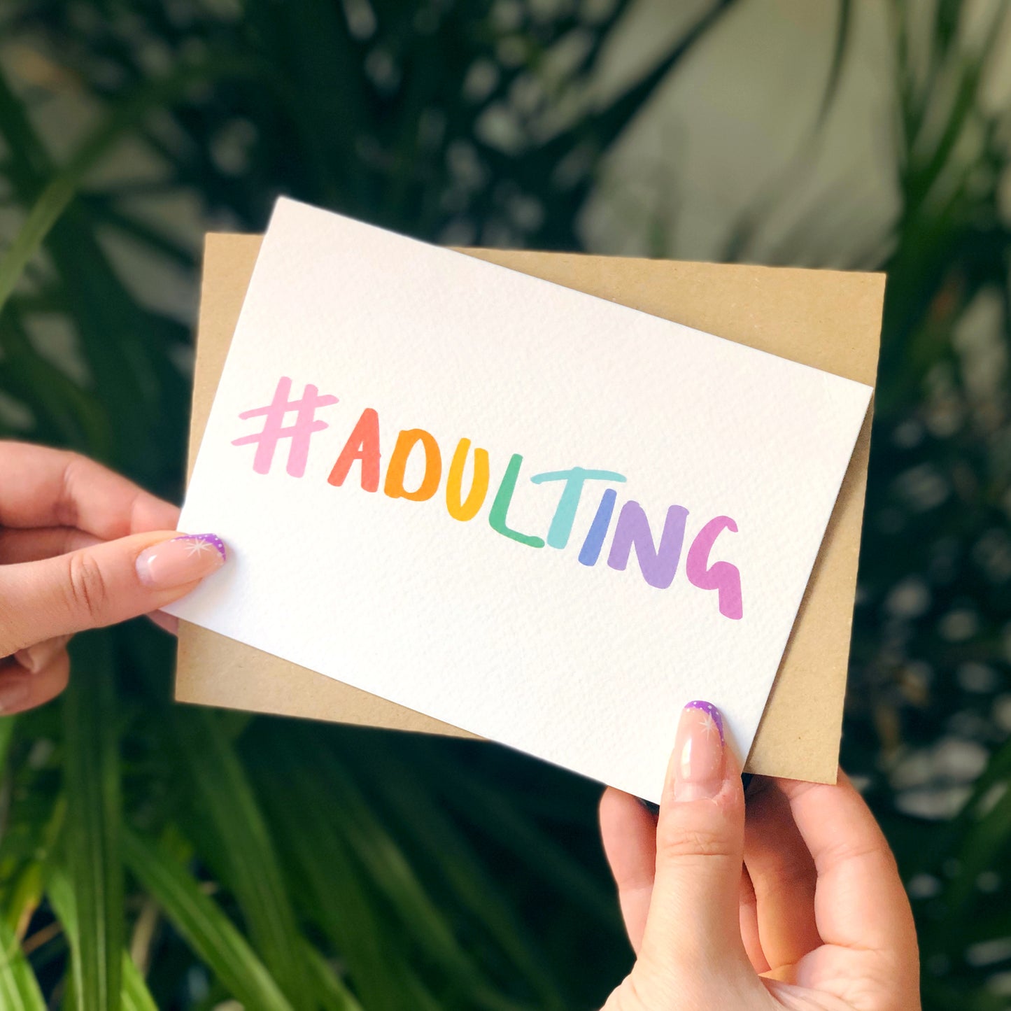 #adulting Card