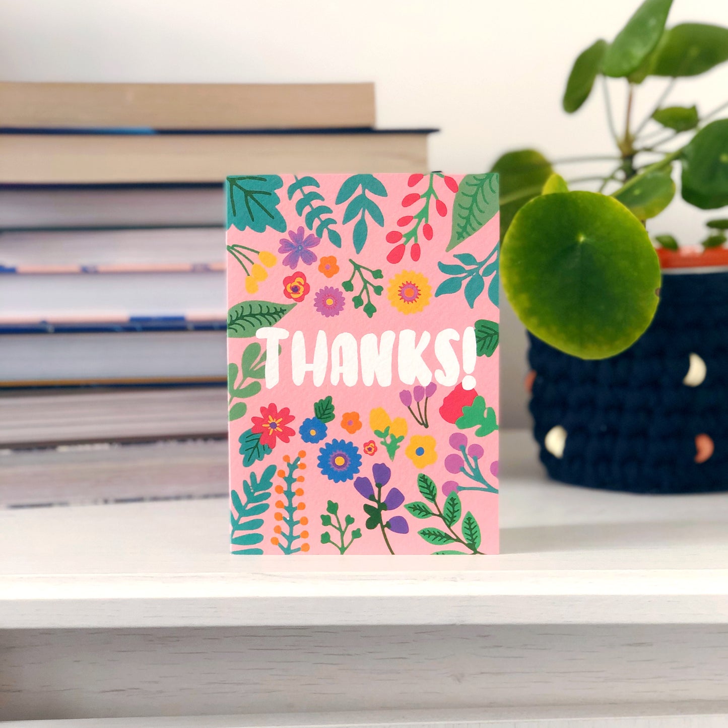 Colourful Thanks Card