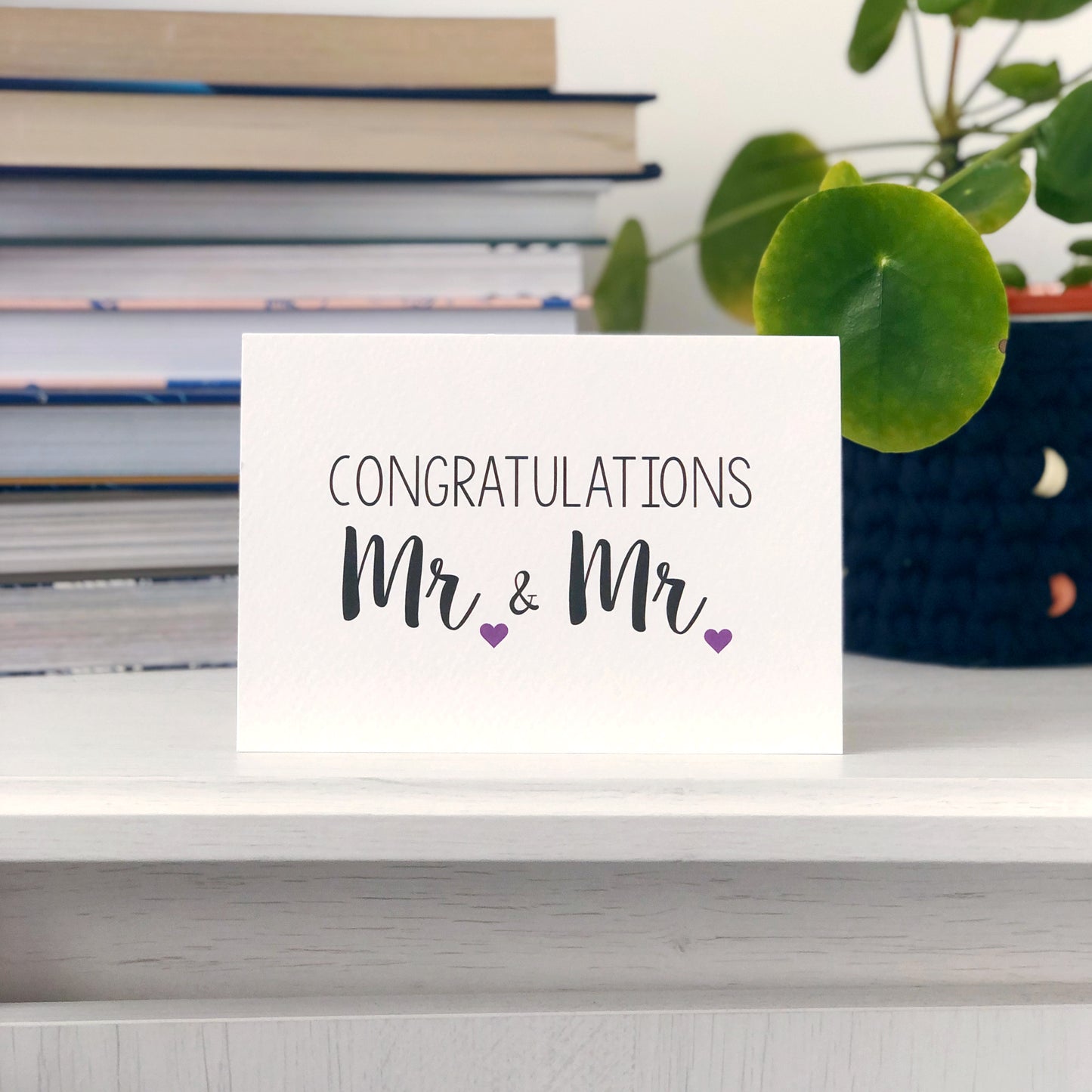 Congratulations Mr and Mr Wedding Card