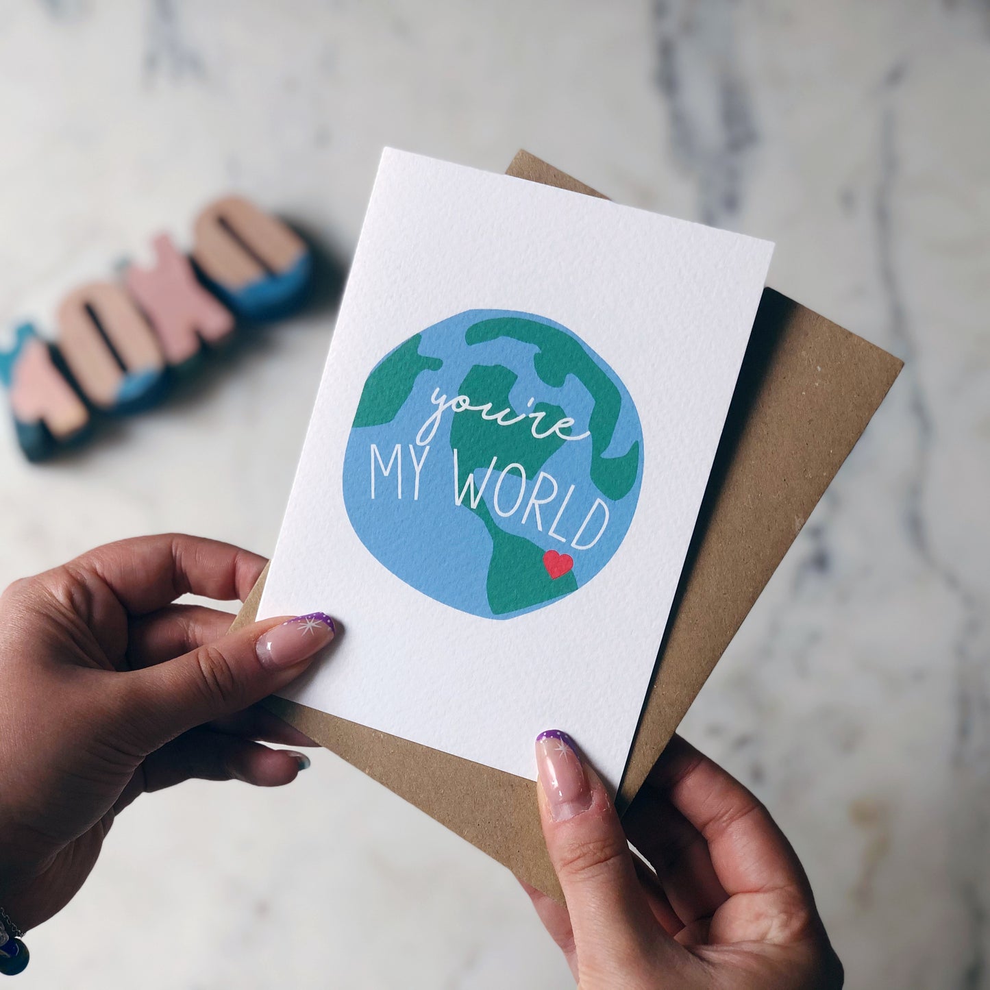 You're My World Card