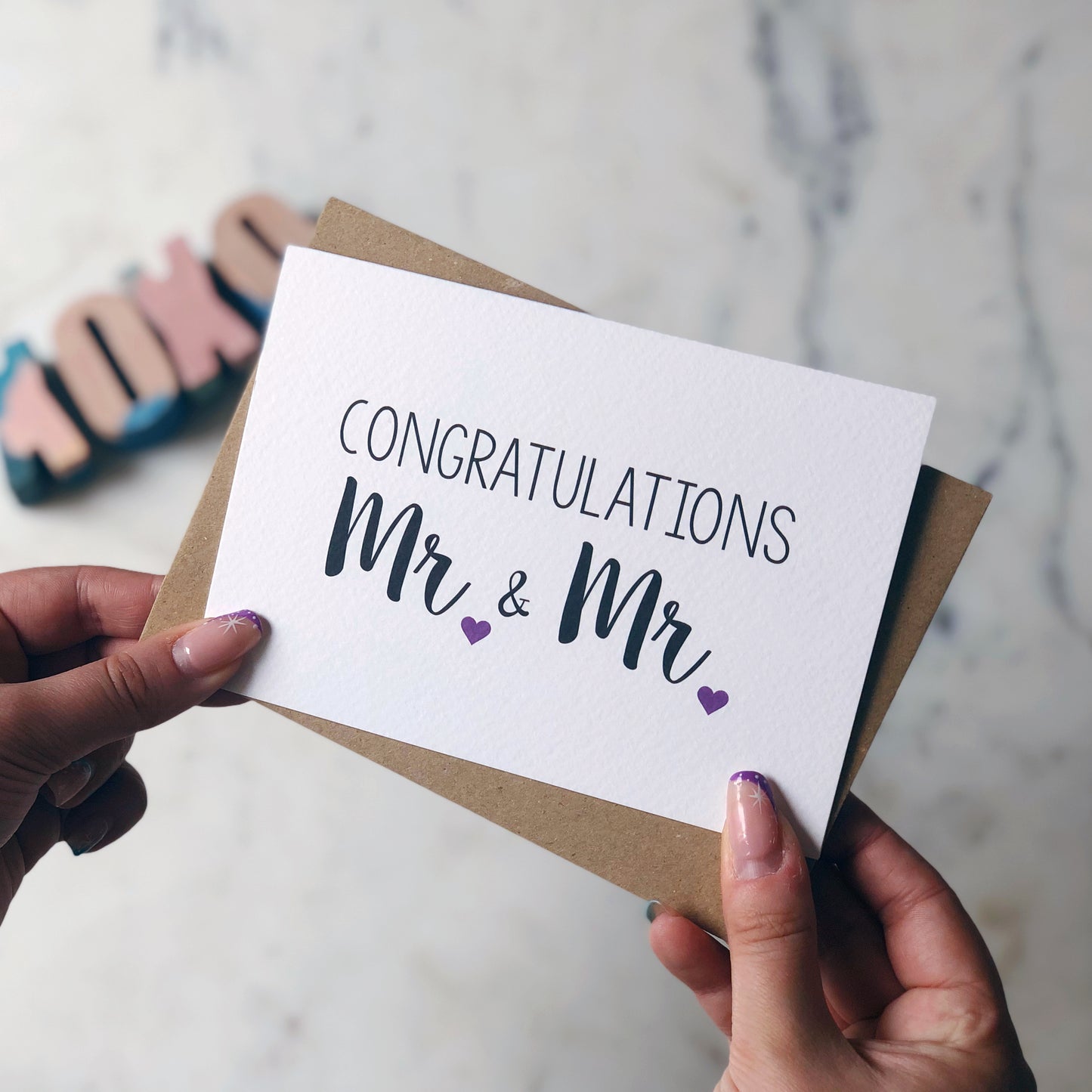 Congratulations Mr and Mr Wedding Card