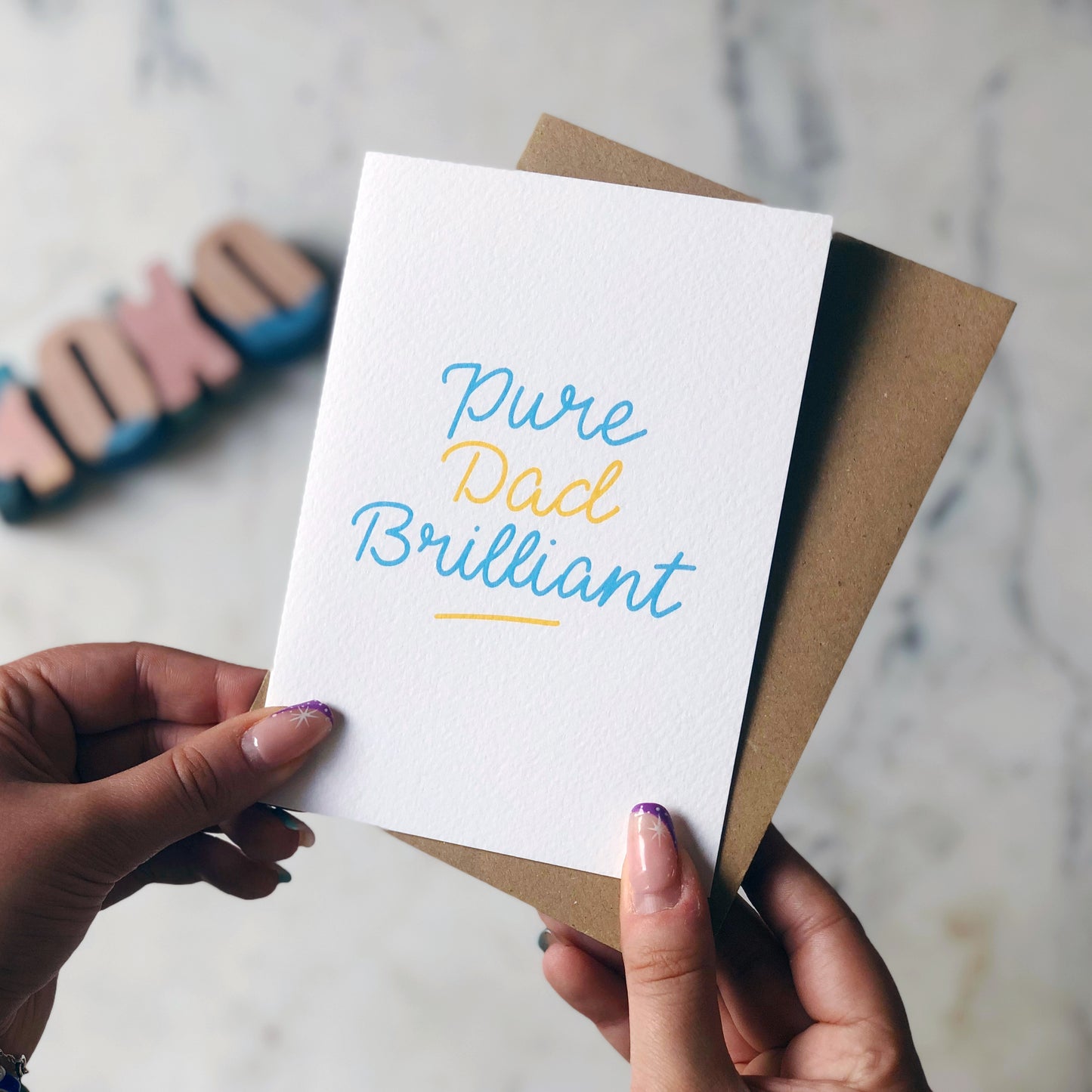 Pure Dad Brilliant Card