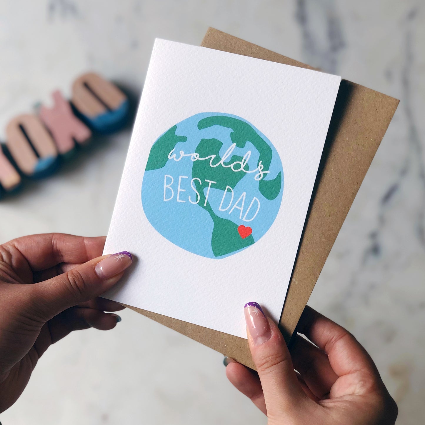 World's Best Dad Card