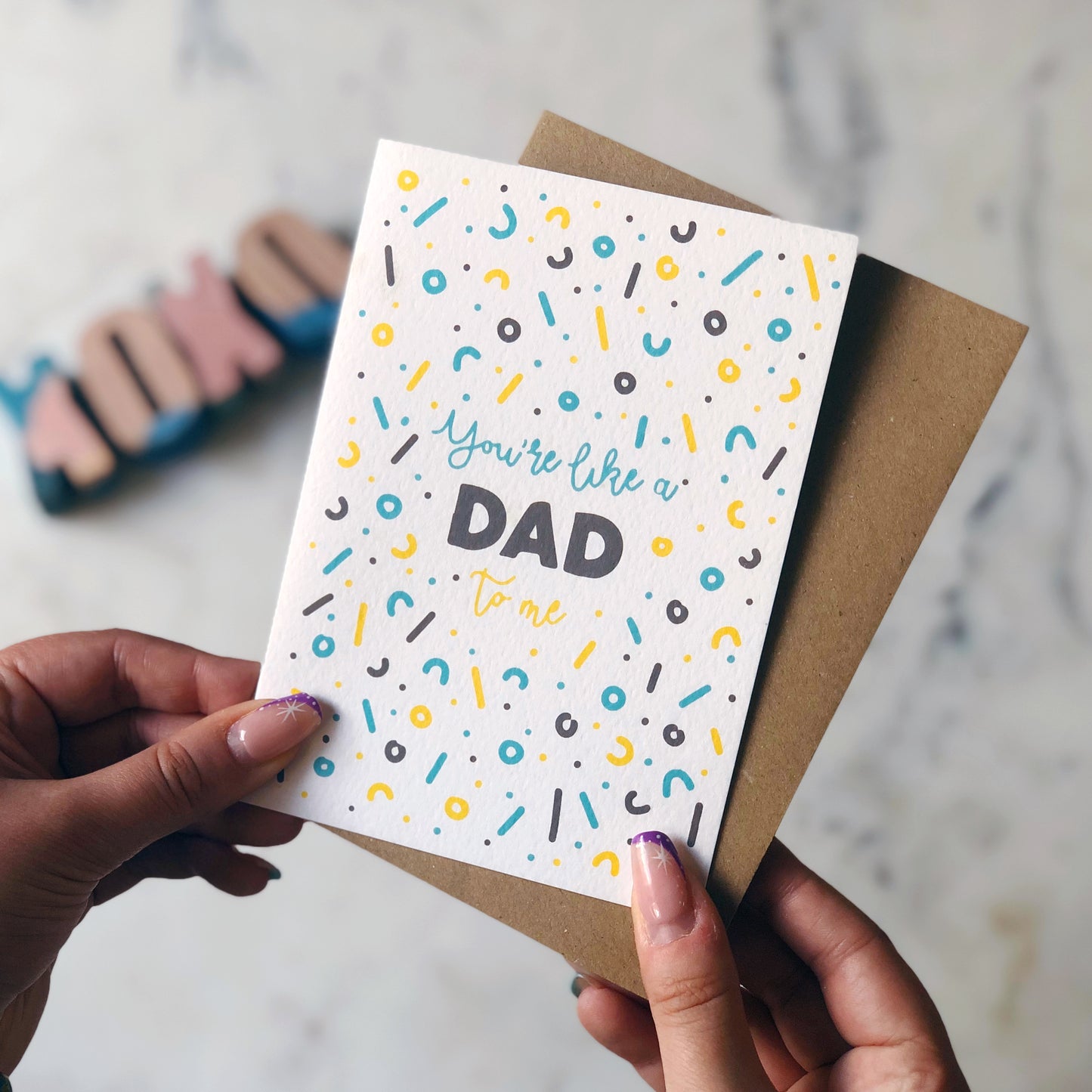You're Like A Dad To Me Card