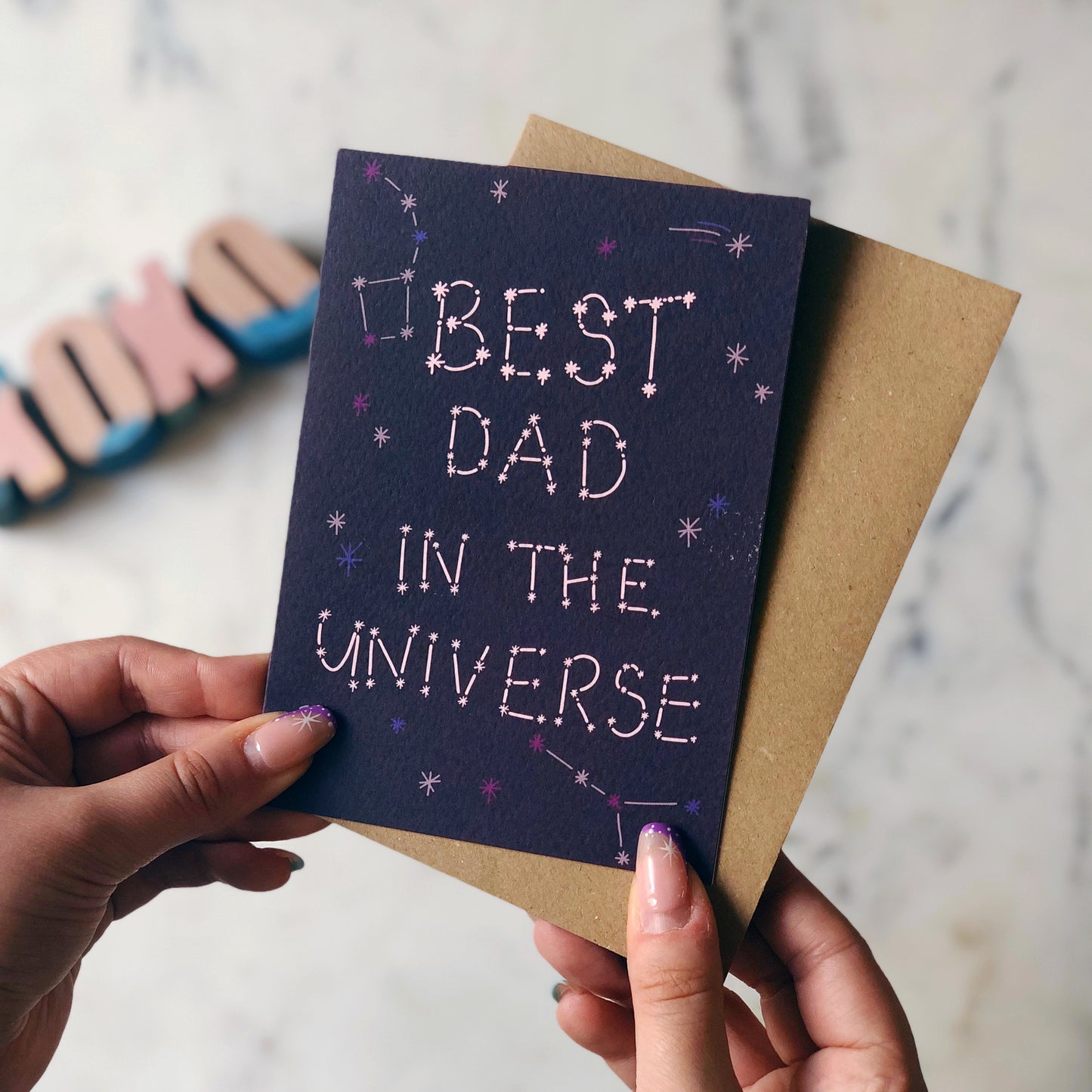 Best Dad In The Universe Card
