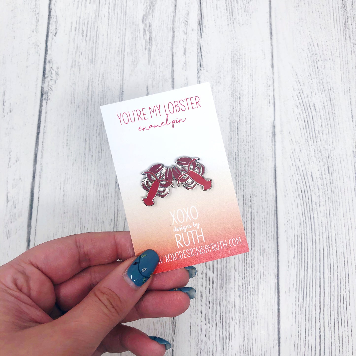 You're My Lobster Enamel Pin