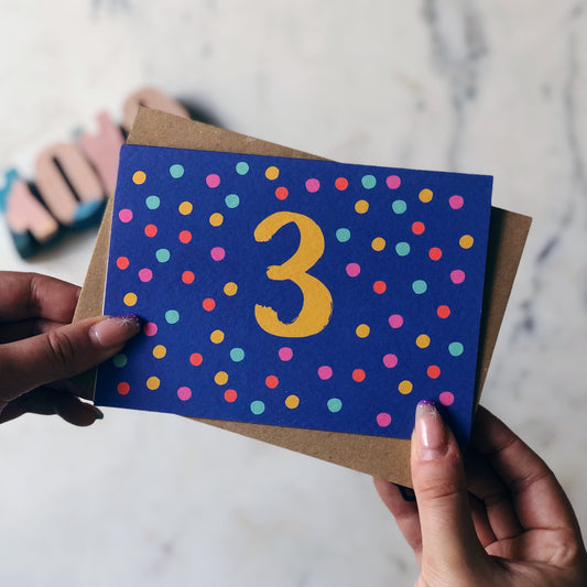 3rd Birthday Card