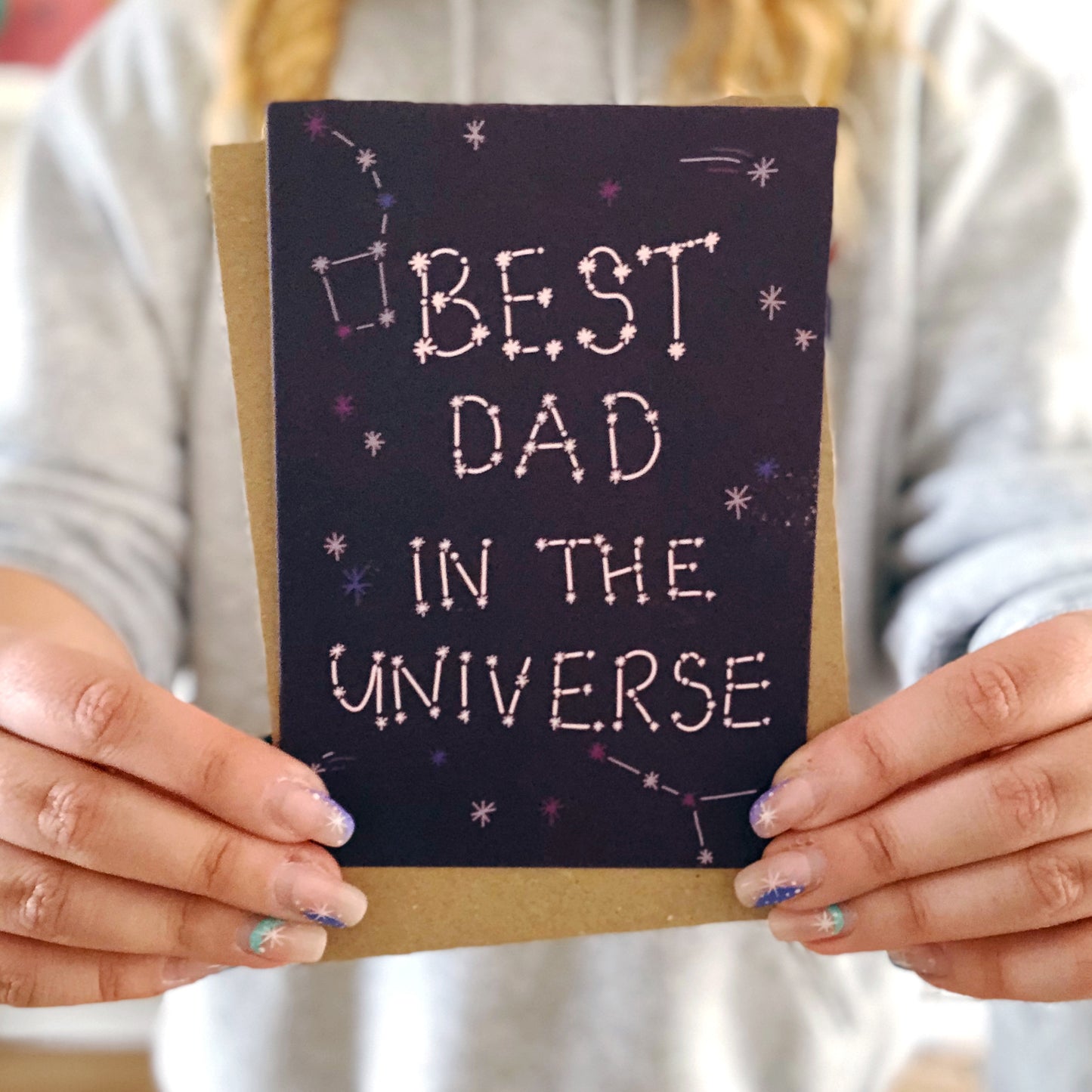 Best Dad In The Universe Card