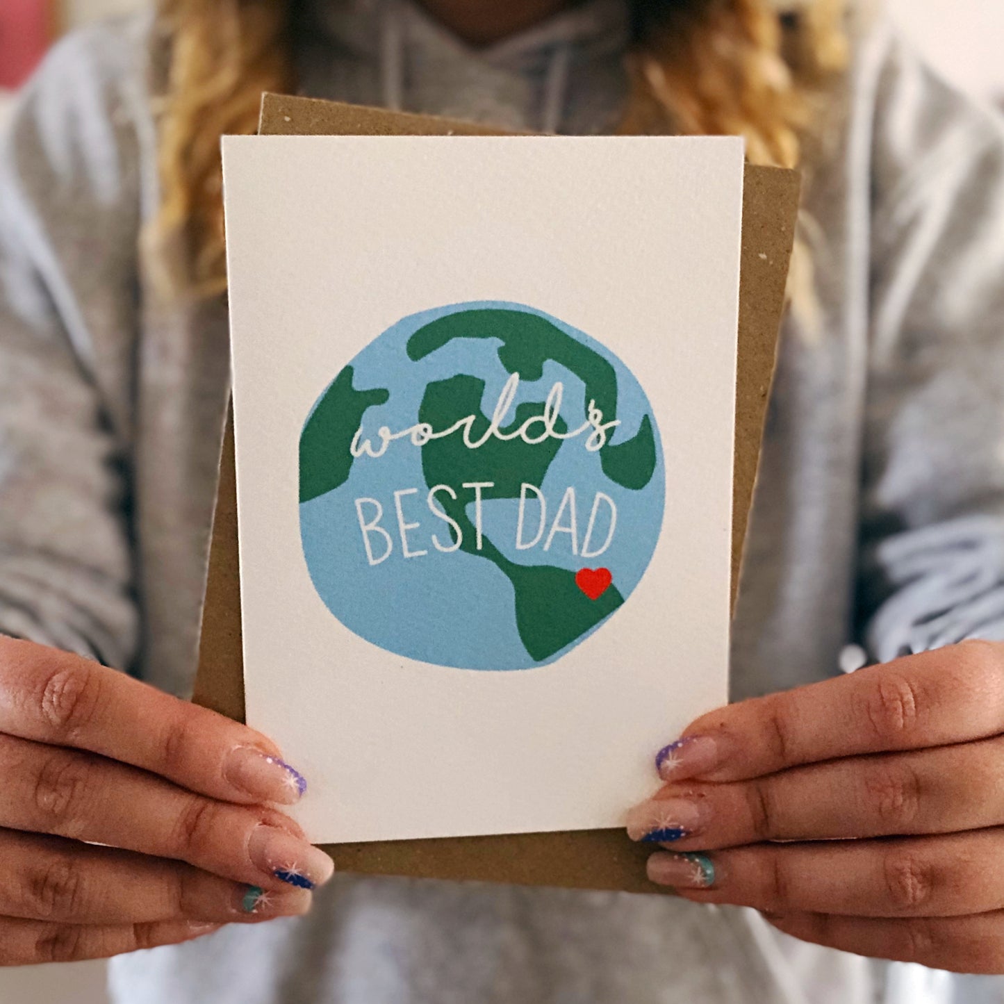 World's Best Dad Card