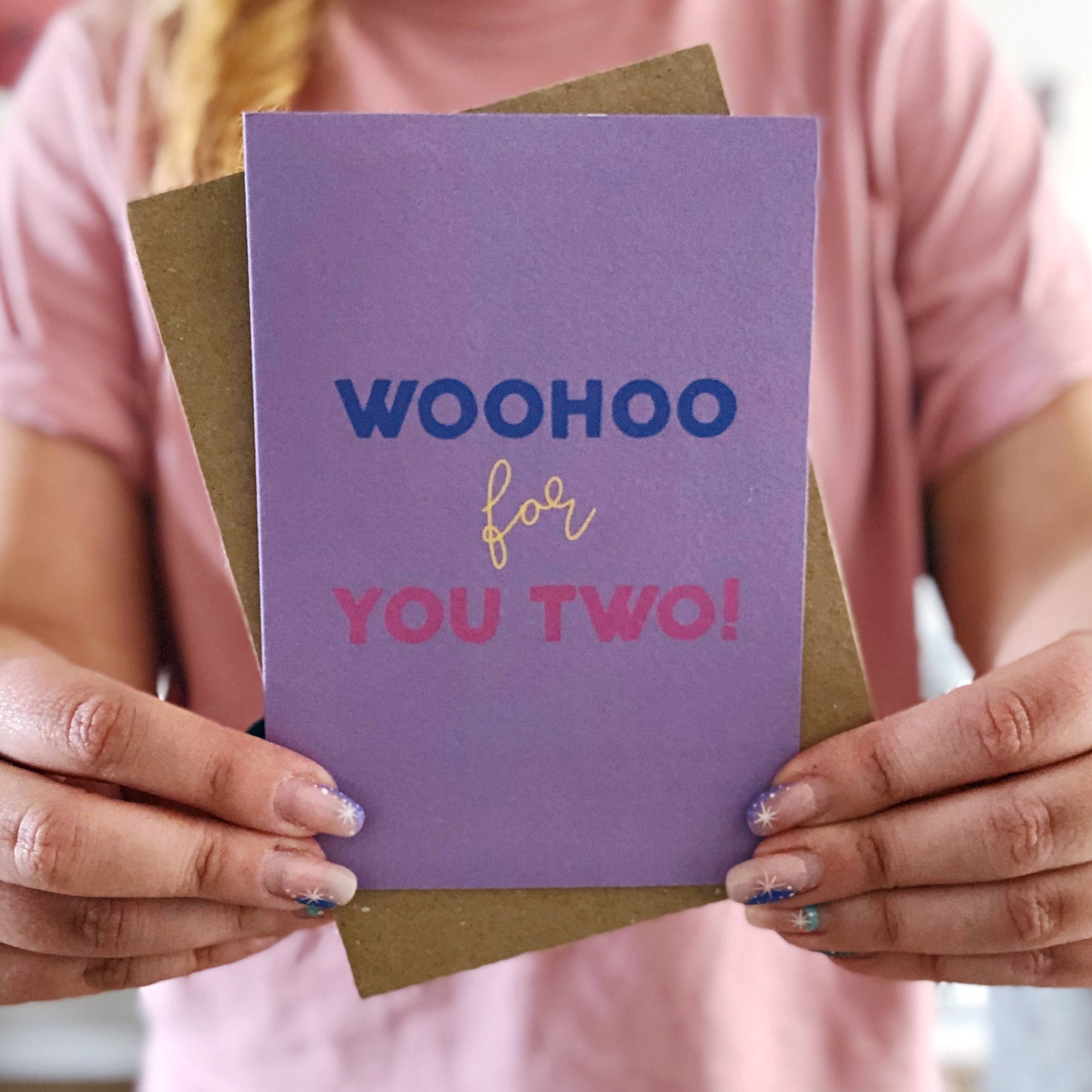 Woohoo For You Two Card