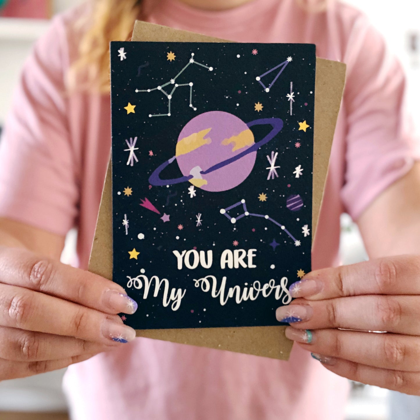 You Are My Universe Card
