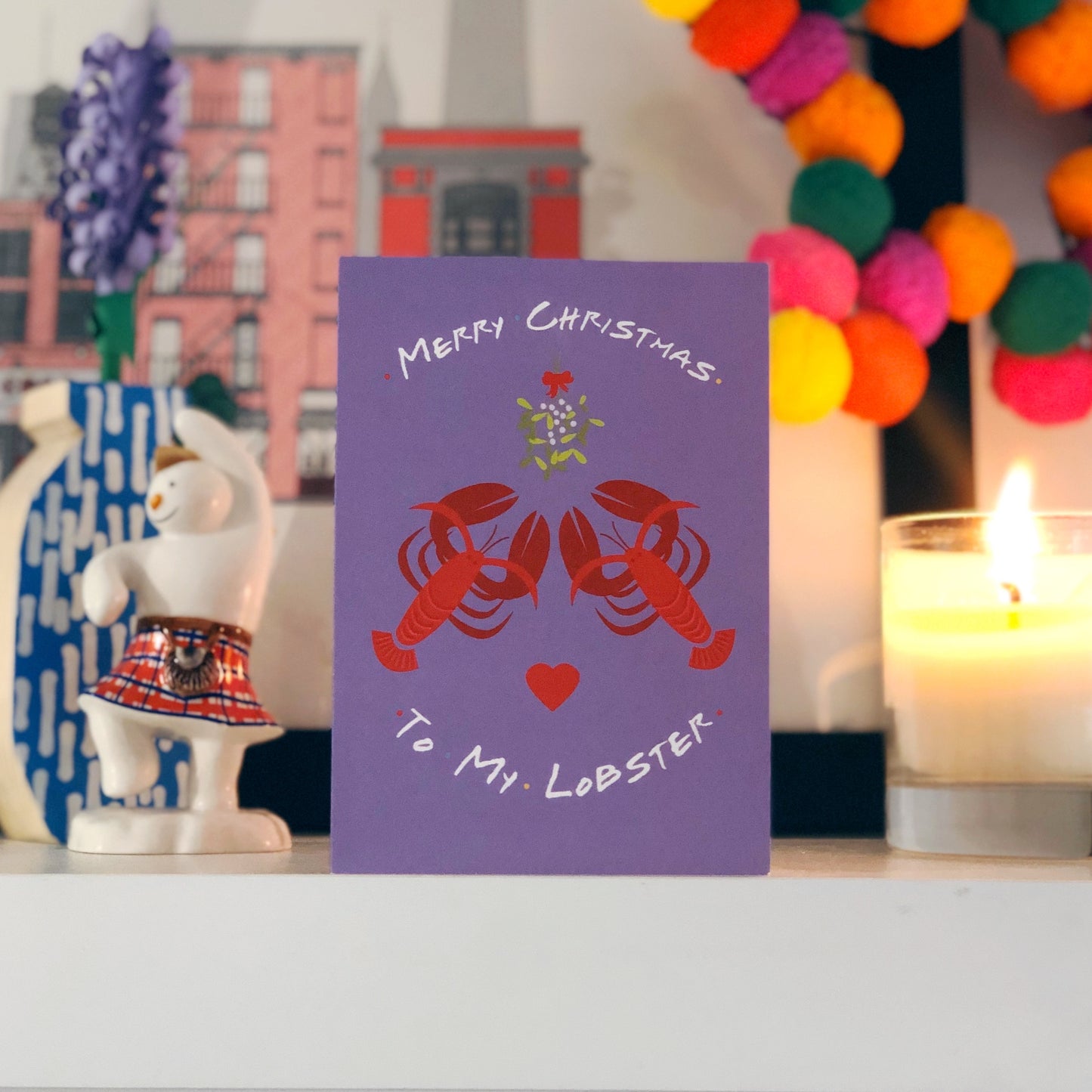 To My Lobster Christmas Card