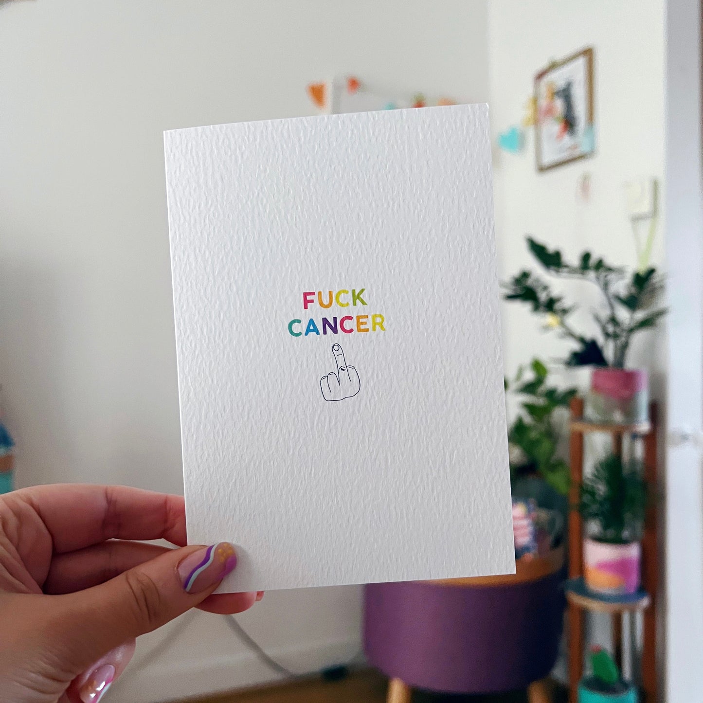 Fuck Cancer Card