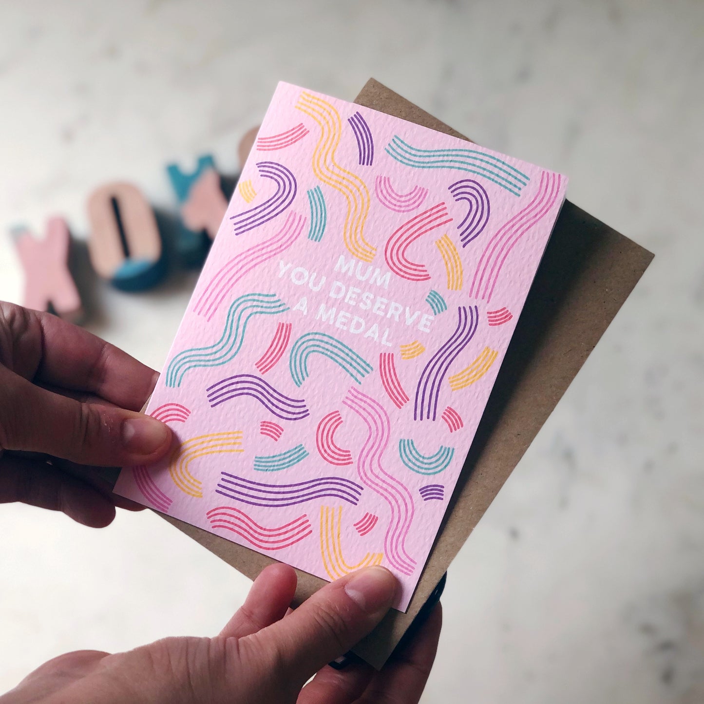 Mum You Deserve A Medal Card