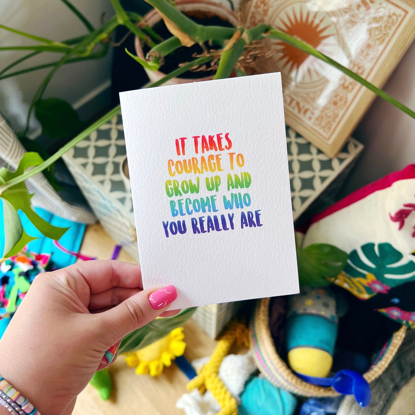 Charity Pride 'It Takes Courage' Card