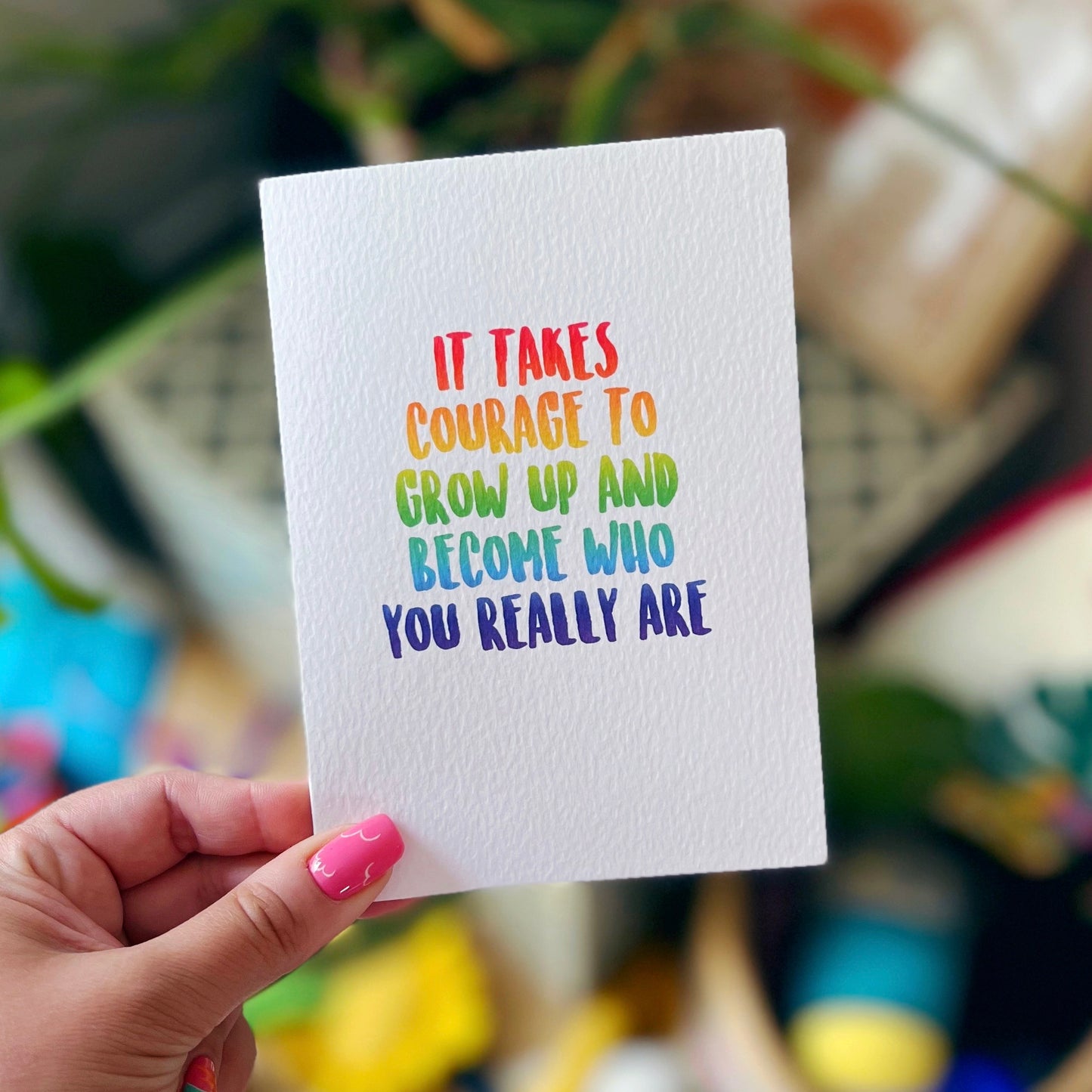 Charity Pride 'It Takes Courage' Card