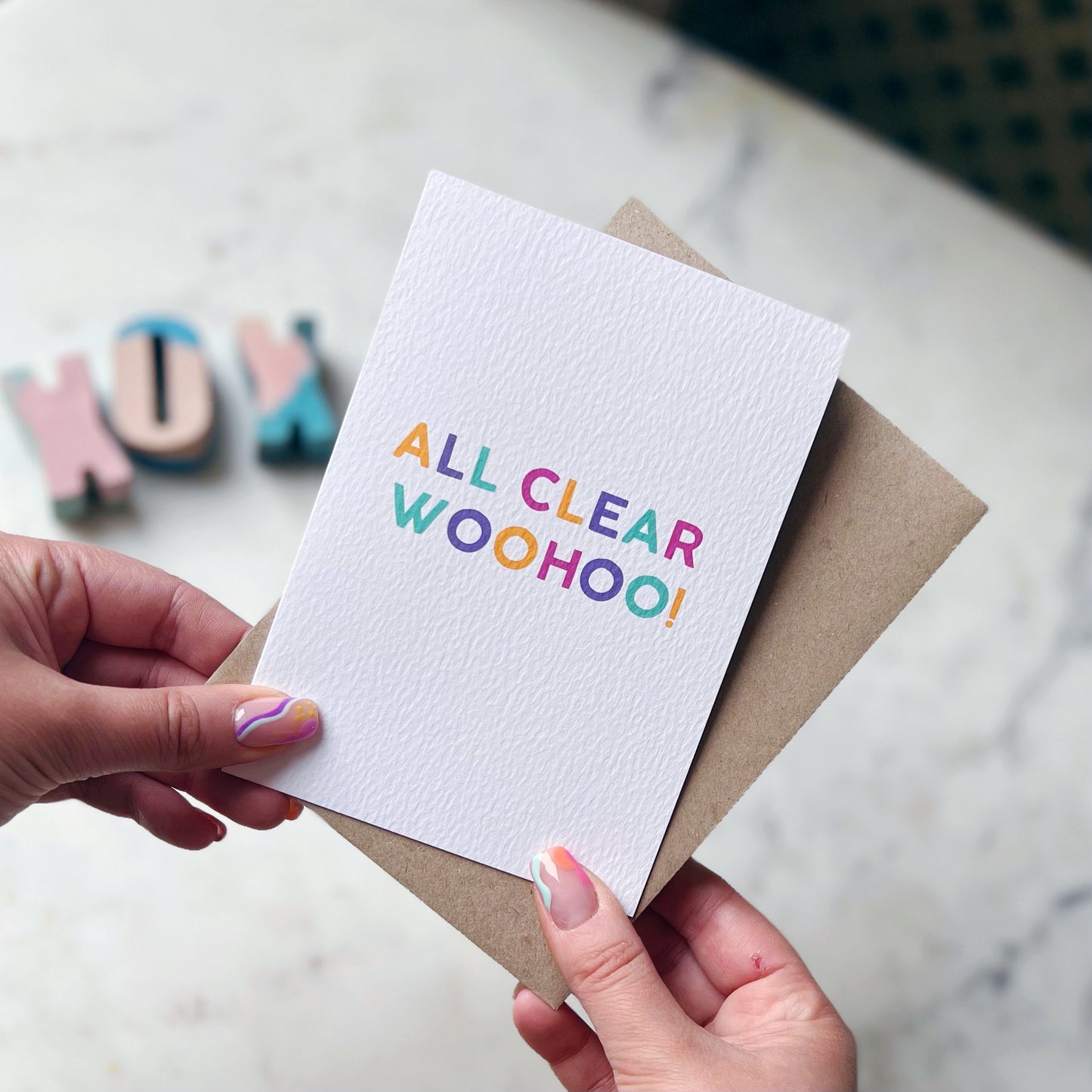 All Clear Woohoo! Card