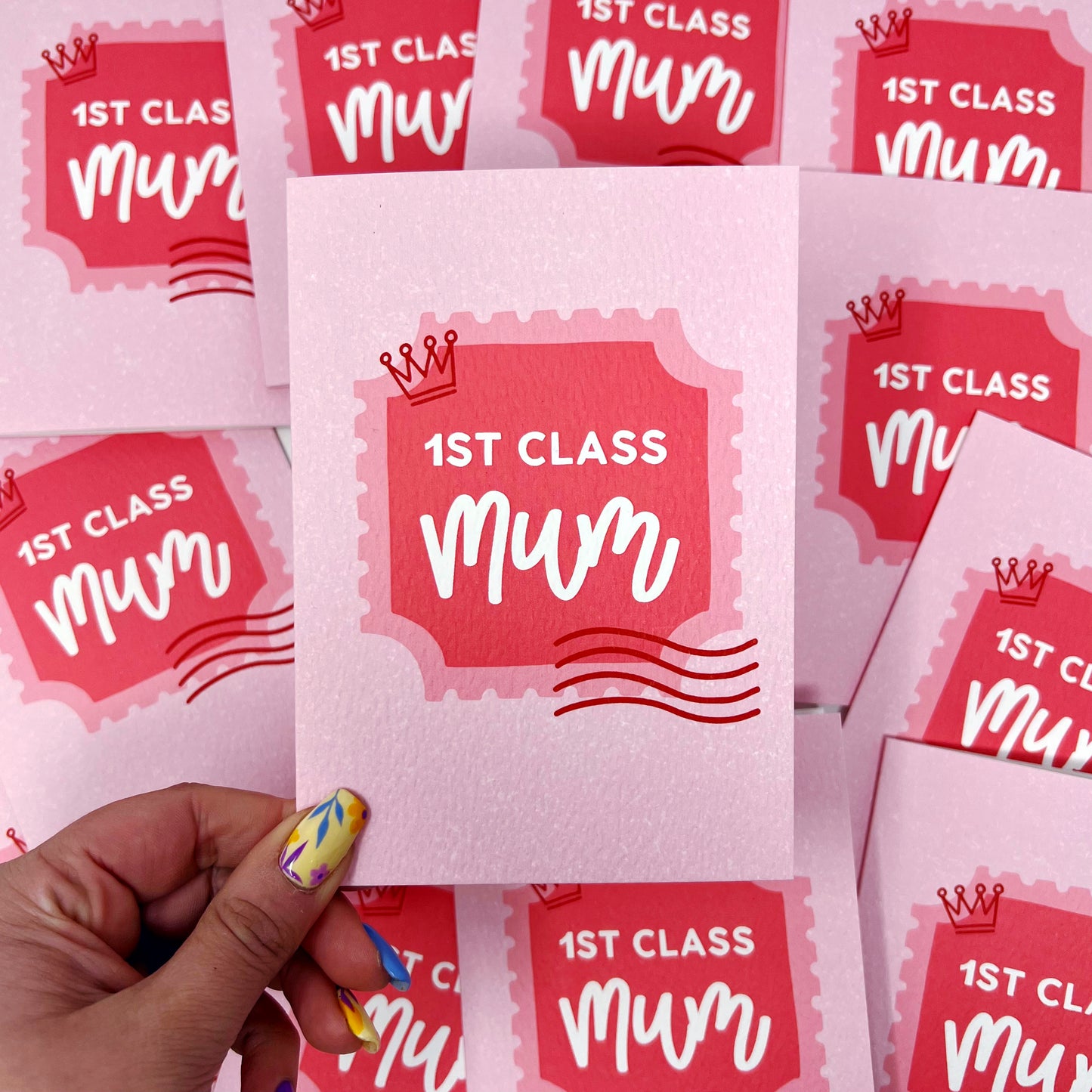 First Class Mum Card