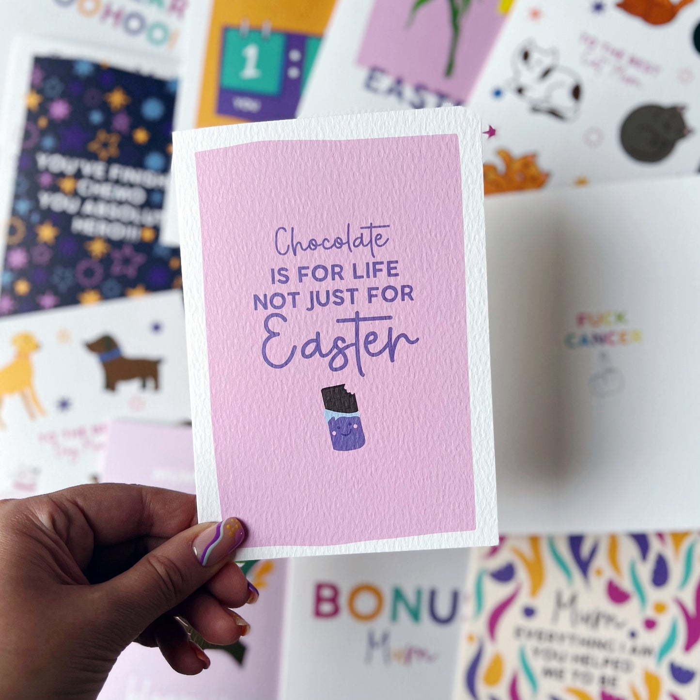 Chocolate Is For Life Not Just For Easter Card