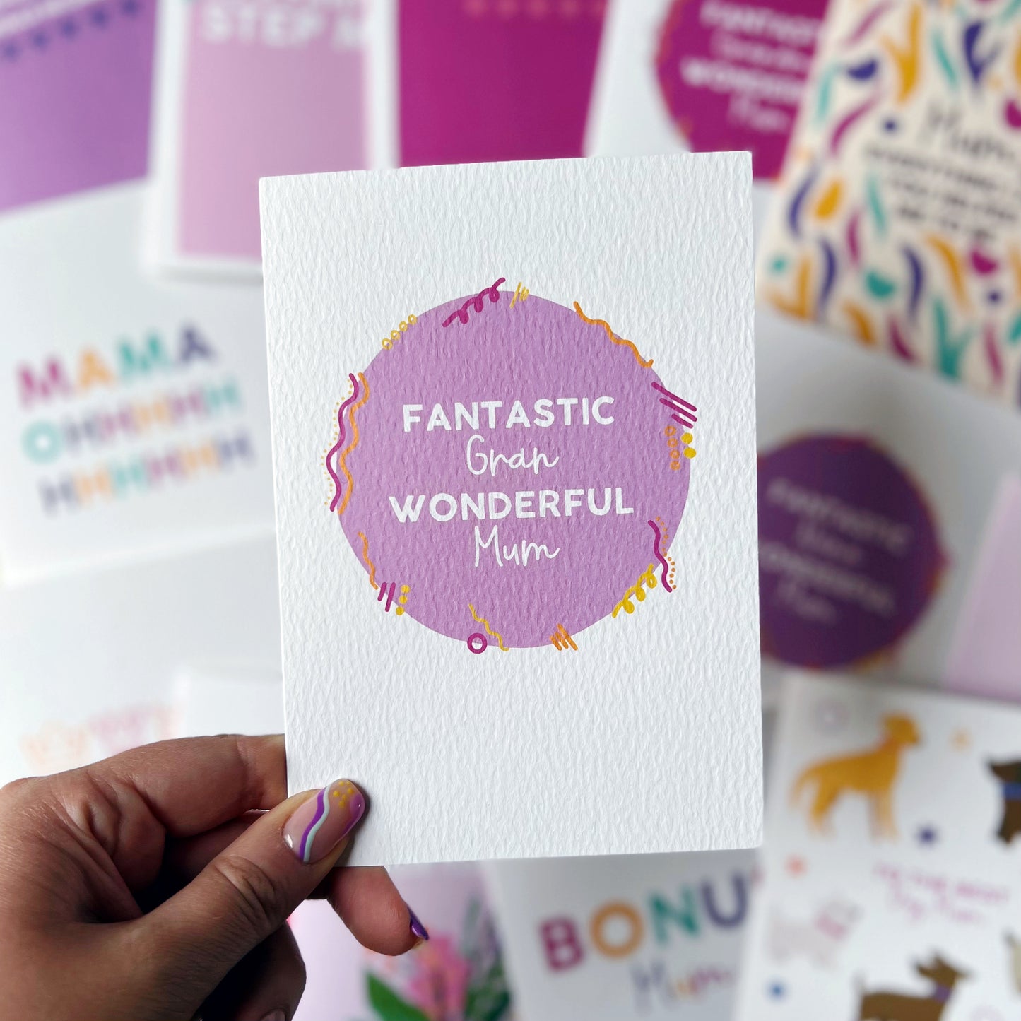 Fantastic Gran Wonderful Mum Card