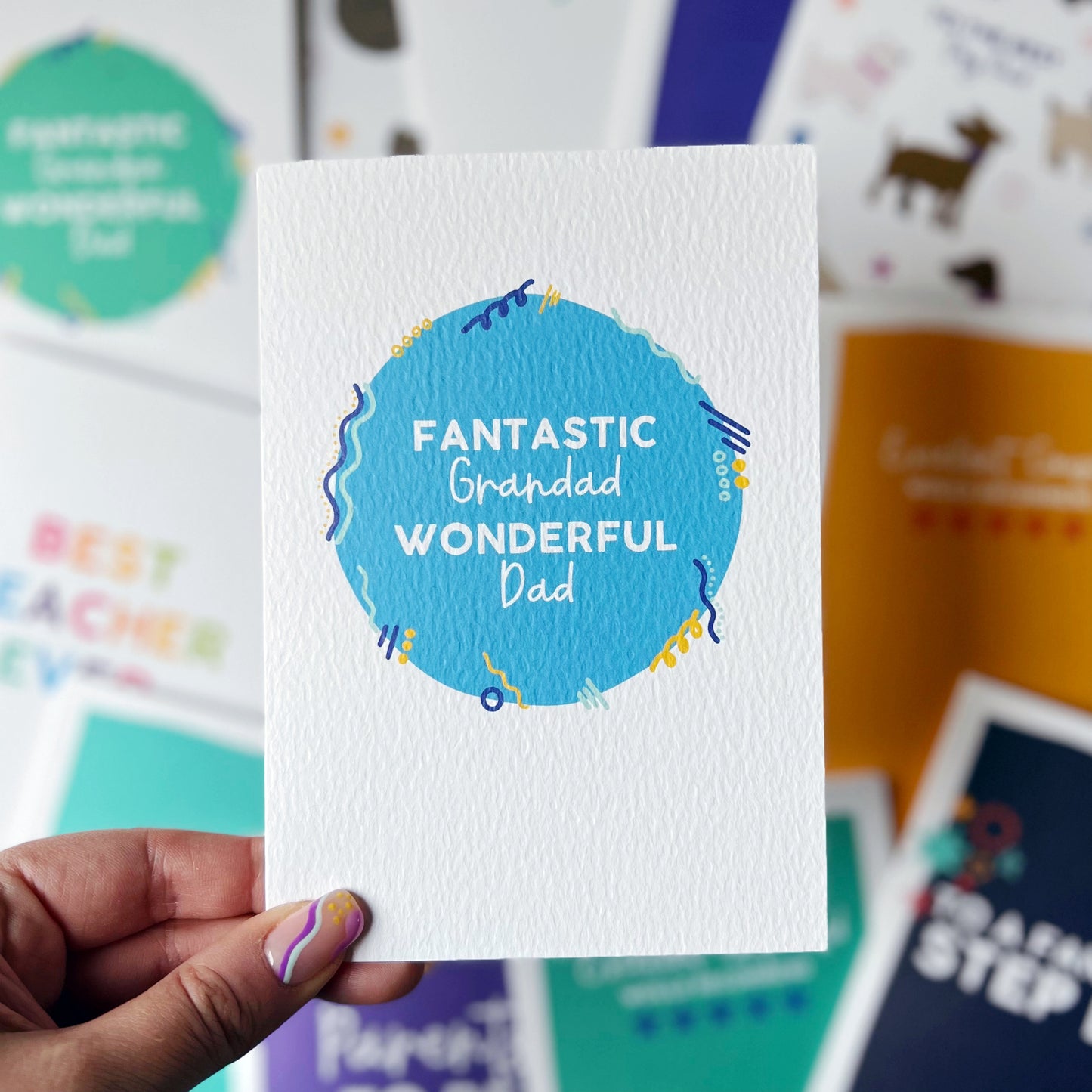 Fantastic Grandad Wonderful Dad Card