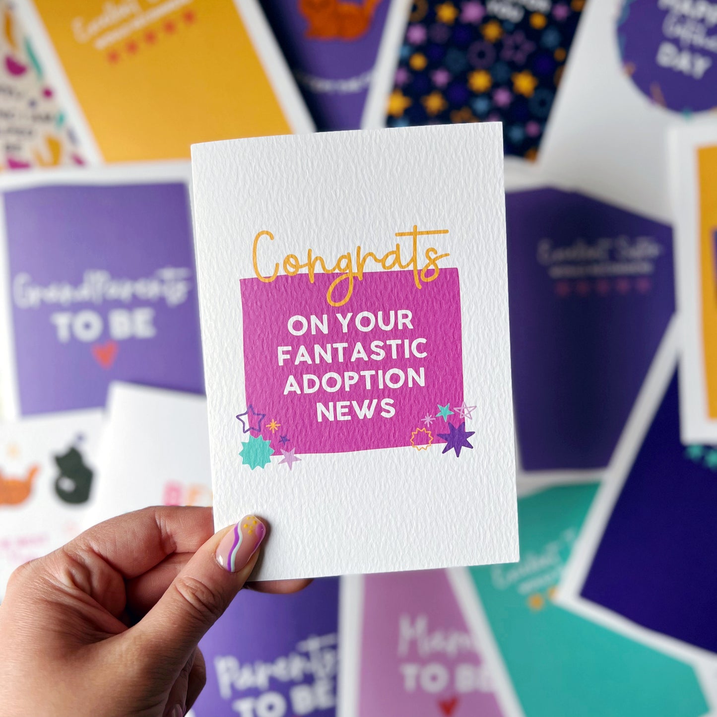 Congrats On Your Adoption News Card