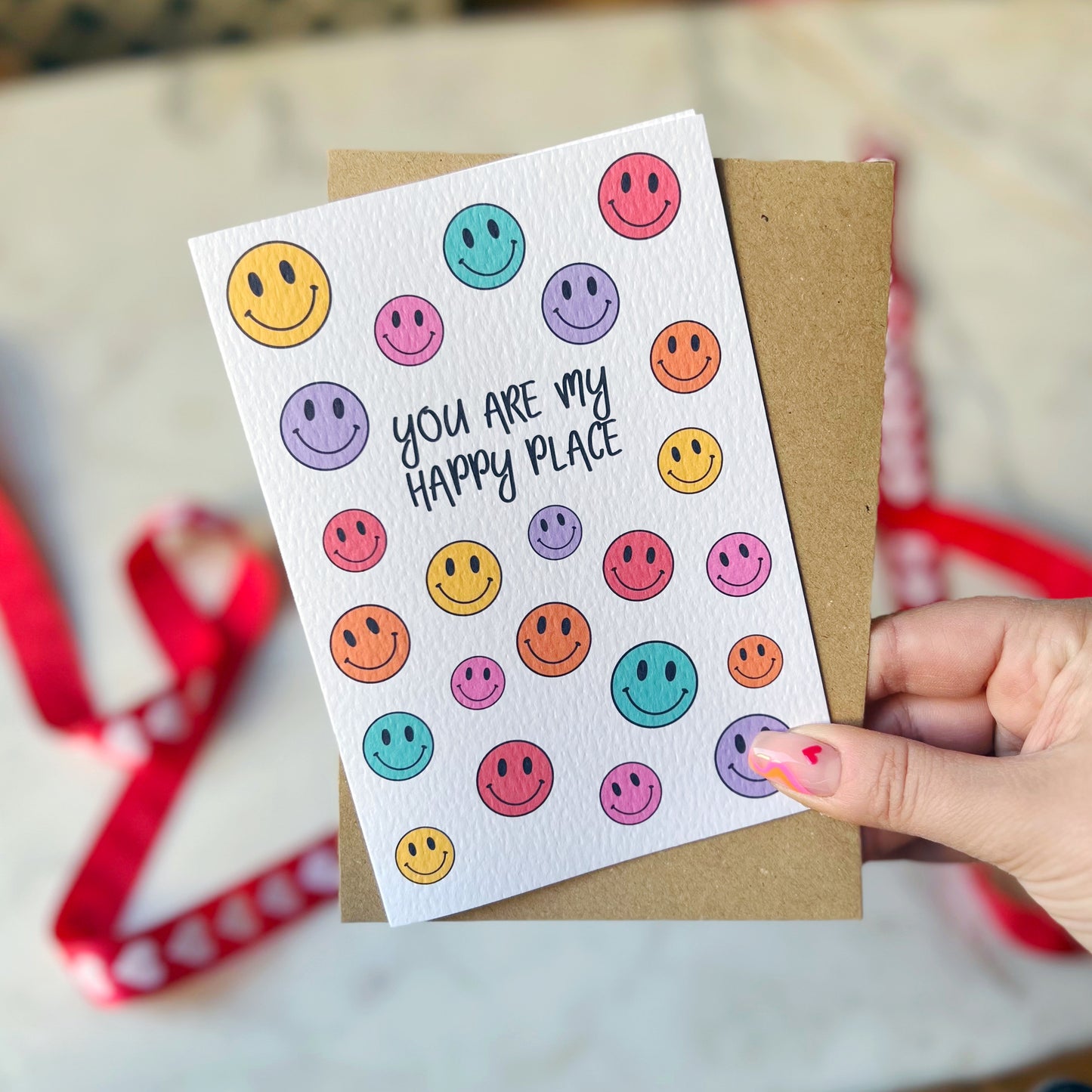 You Are My Happy Place Card