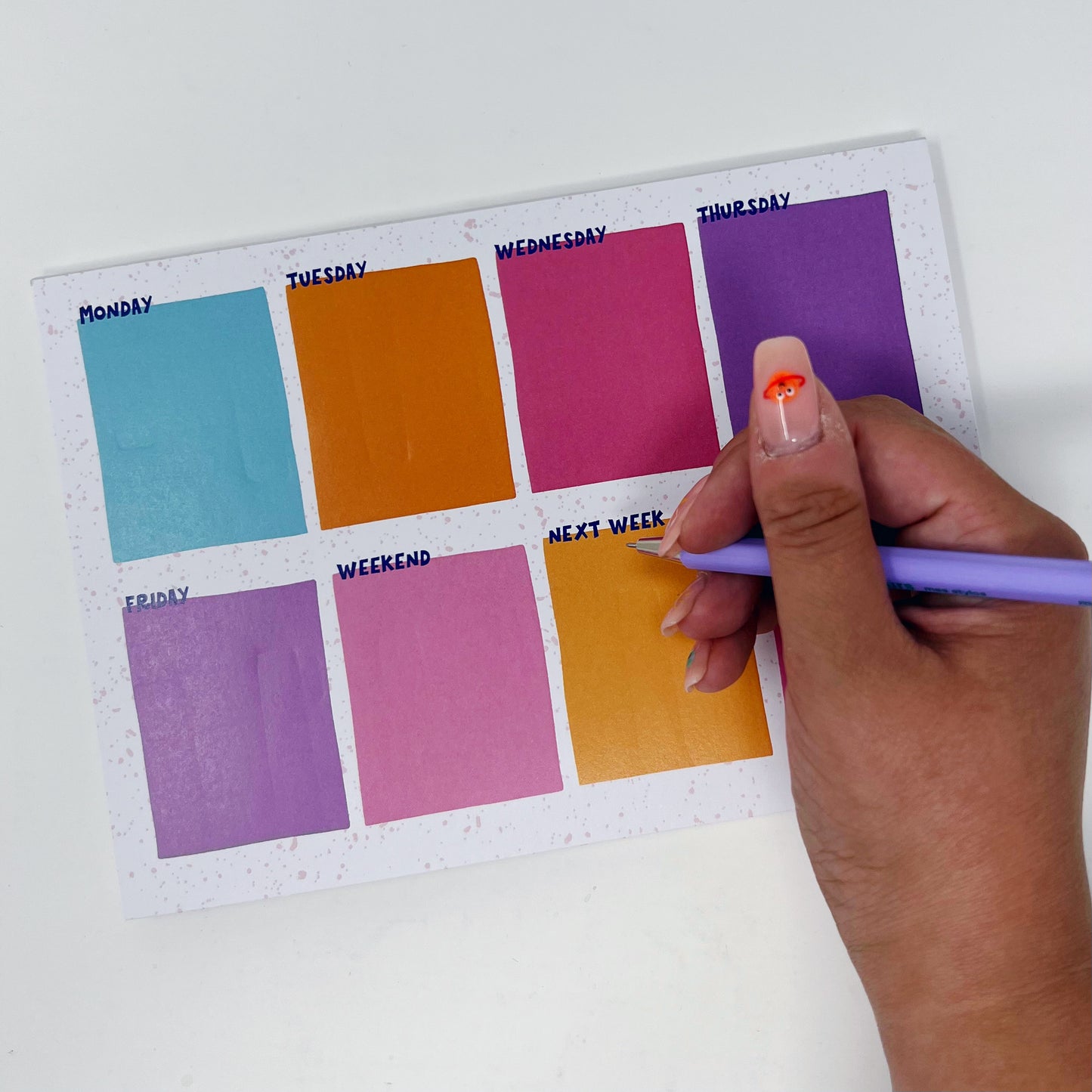 Colourful A5 Weekly Planner Notepad