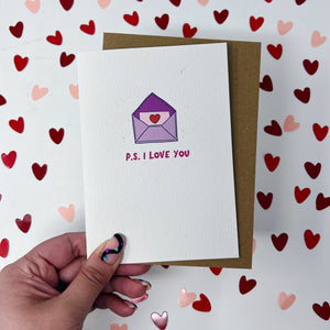P.S I Love You Card